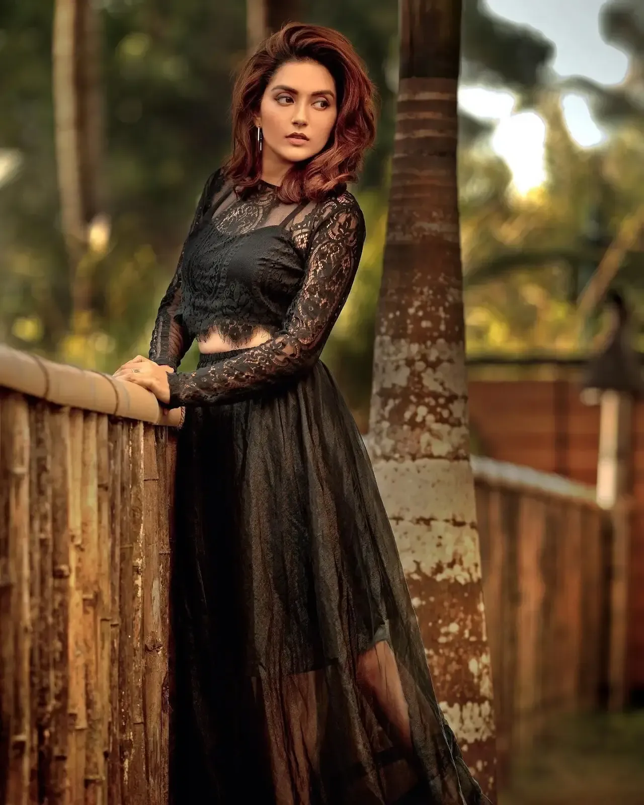 Indian Actress Mahima Nambiar Images in Black Dress